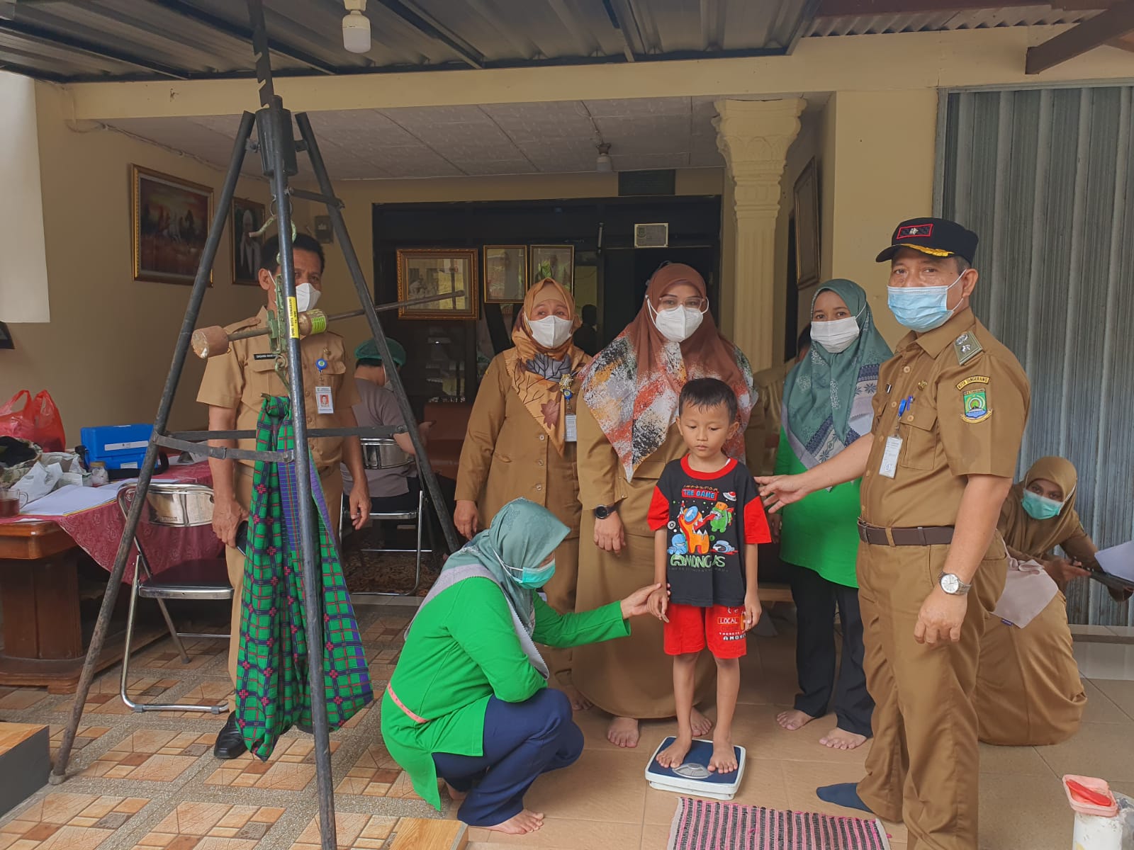 Monitoring Kegiatan Posyandu Sirsak di RW 09 Kelurahan Paninggilan Utara