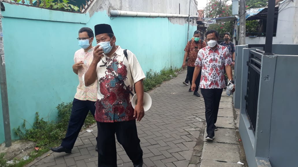 Kegiatan OAB dalam Rangka Penerapan PPKM di Jl. H. Yusuf RW 09 bersama Binwil Inspektorat Kota Tangerang