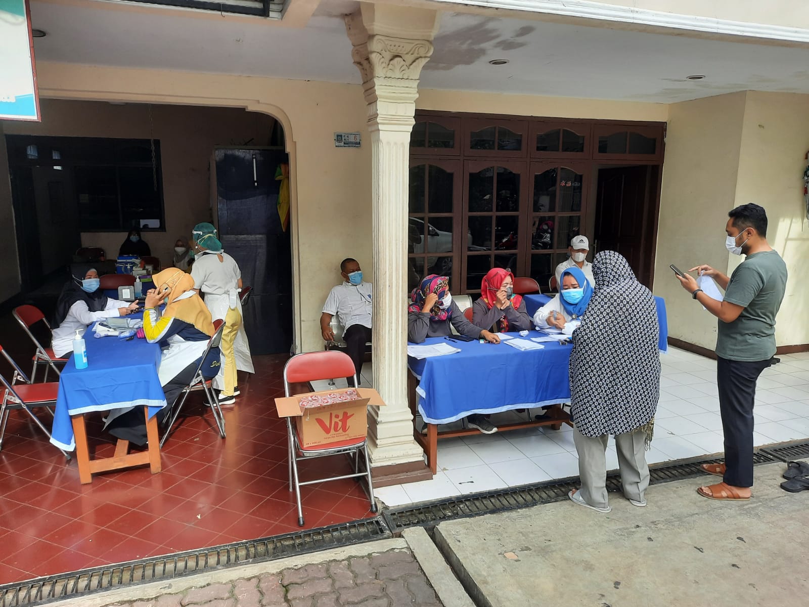 Monitoring Vaksinasi Dosis 1 & 2 dan Booster di RW 12 Kelurahan Sudimara Jaya