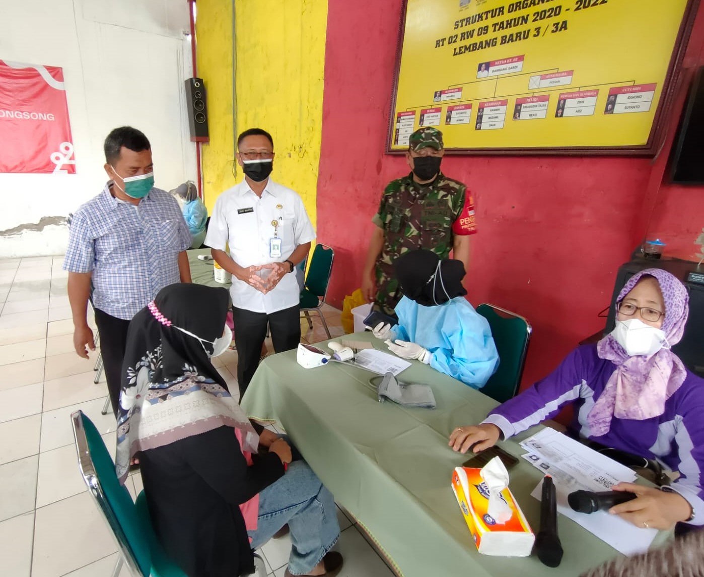 Monitoring Vaksinasi Dosis 1 & 2 dan Booster di Posyandu Wijaya Kusuma RW 10