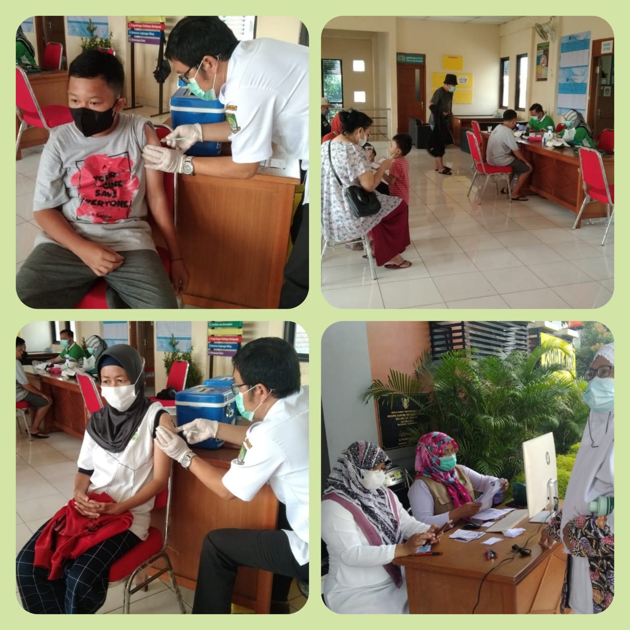 Vaksinasi Dosis 1, 2 dan Booster