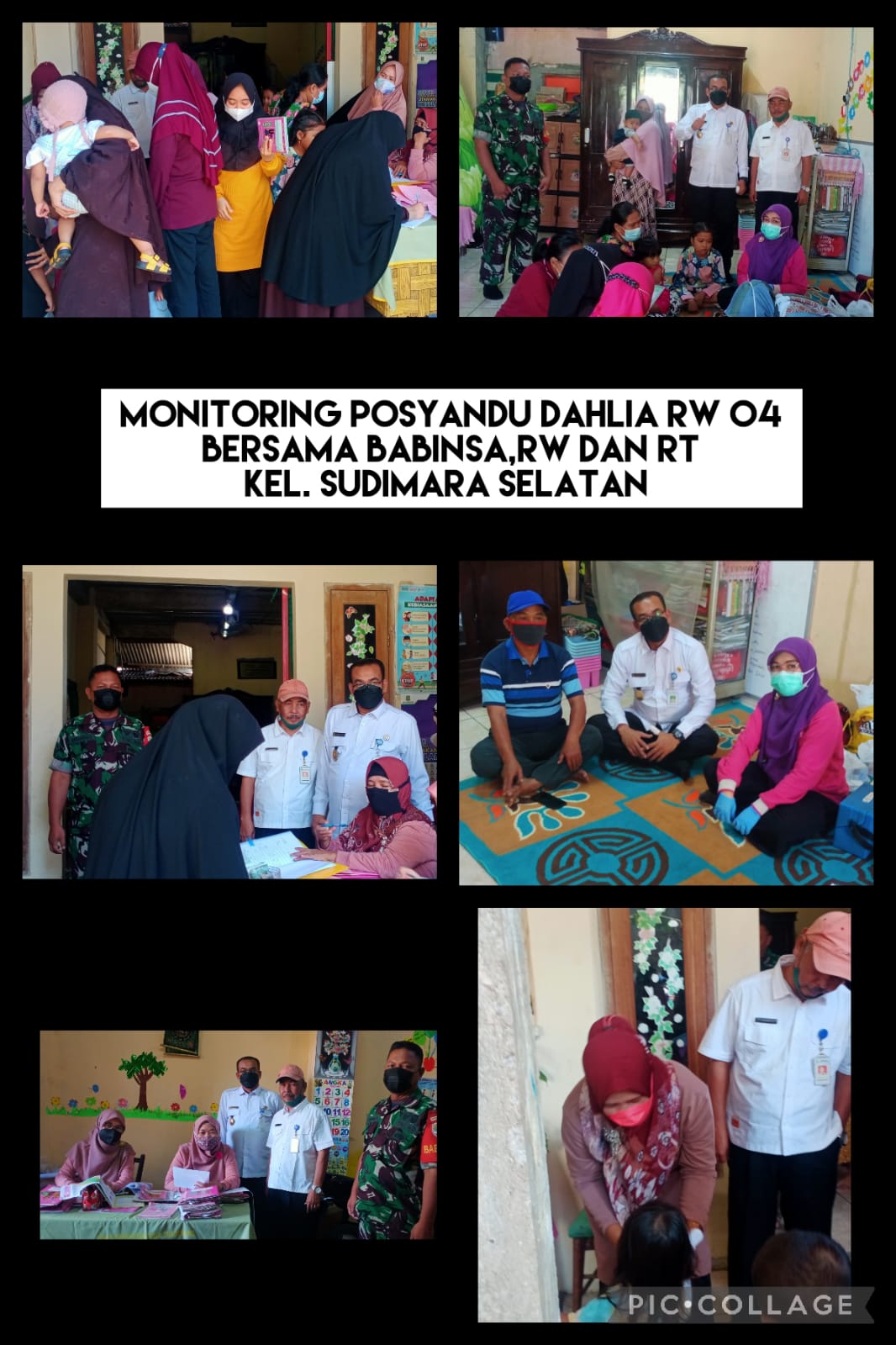 Monitoring Kegiatan Posyandu dan Posbindu di Posyandu Dahlia RW 01 Kel. Sudimara Selatan