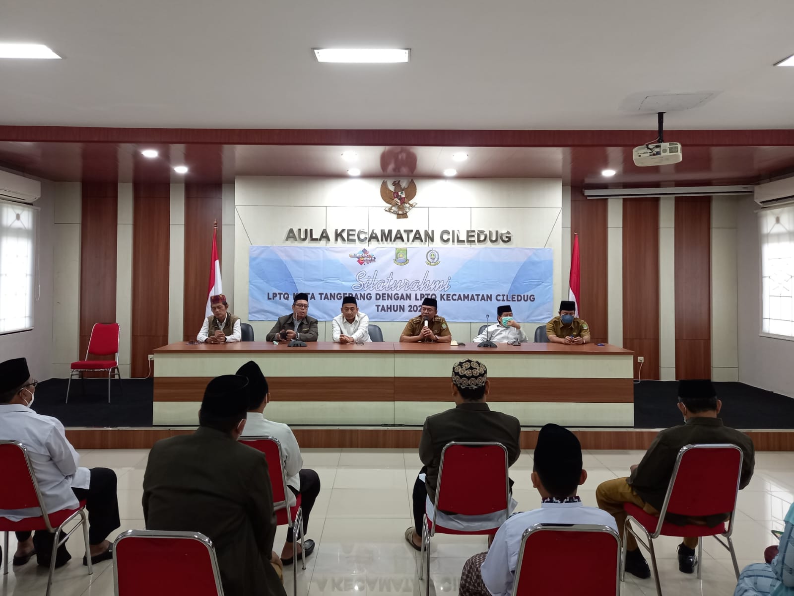 Kegiatan Silaturahmi LPTQ Kota Tangerang dengan LPTQ Kecamatan Ciledug di Aula Kecamatan