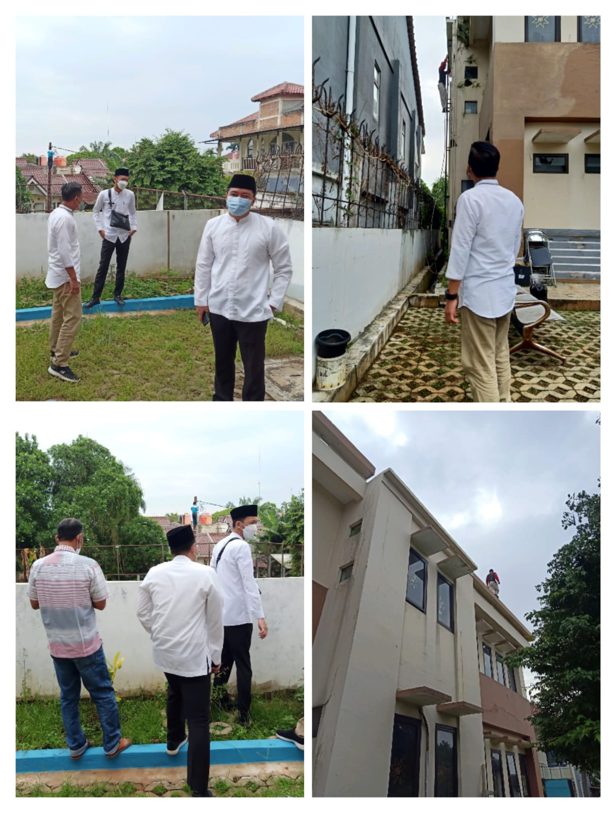 Kegiatan Survey Lokasi Pemeliharaan Gedung Kelurahan Paninggilan oleh Disperkimtan Kota Tangerang