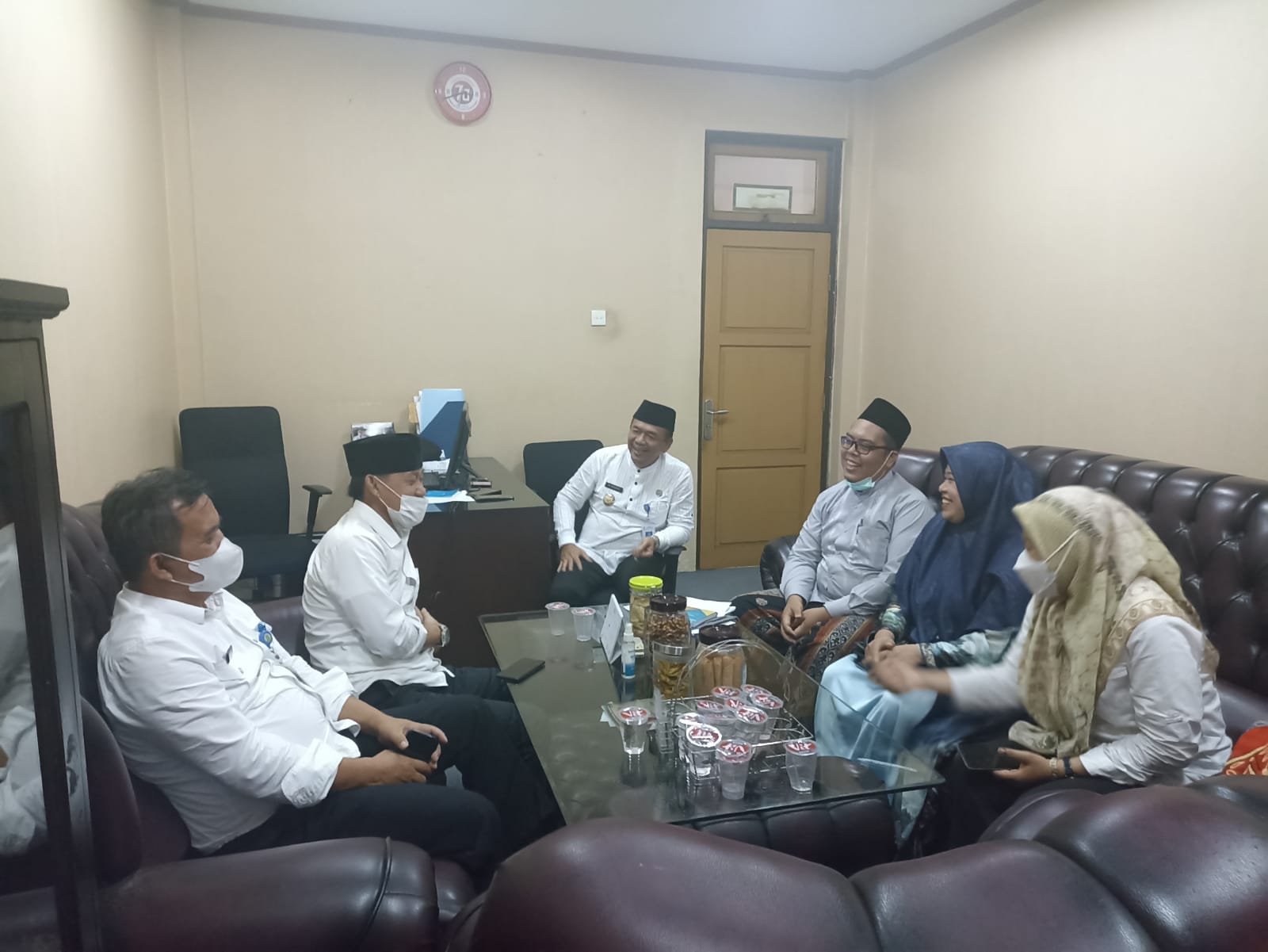 Pertemuan dengan Ketua LPTQ Kecamatan Ciledug dalam Persiapan Kegiatan MTQ Kota Tangerang