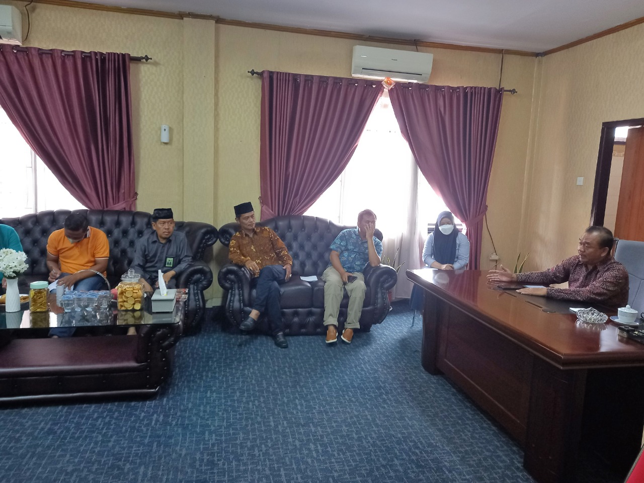 Rapat Teknis Persiapan Kegiatan MTQ Tingkat Kota Tangerang di Ruang Camat