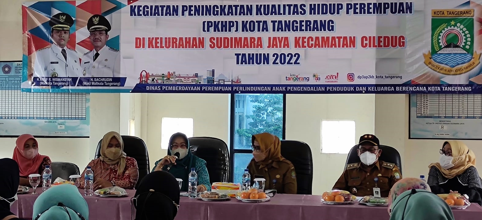 Kegiatan Peningkatan Kualitas Hidup Perempuan (PKHP) Kota Tangerang di Aula Kelurahan Sudimara Jaya
