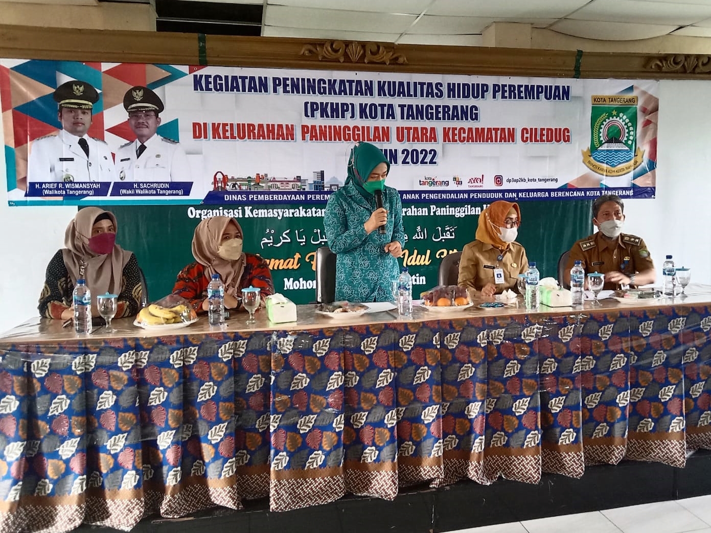 Kegiatan Peningkatan Kualitas Hidup Perempuan (PKHP) Kota Tangerang di Aula Kelurahan Paninggilan Utara