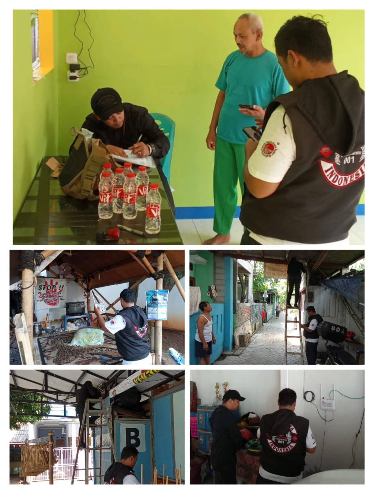 Monitoring Perbaikan RW Nett oleh Petugas Diskominfo di Wilayah Kelurahan Paninggilan