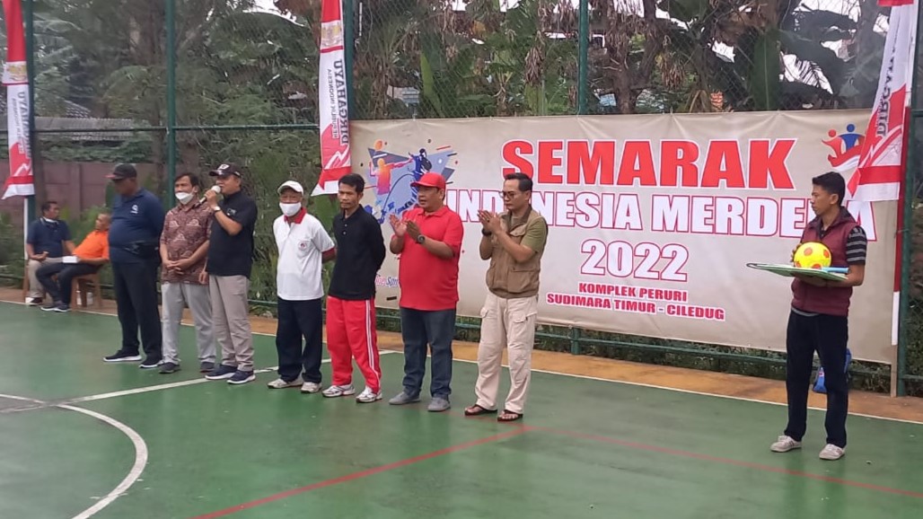 Kegiatan Peresmian Lapangan Futsal di Lingkungan RW 09 & 02 Kelurahan Sudimara Timur