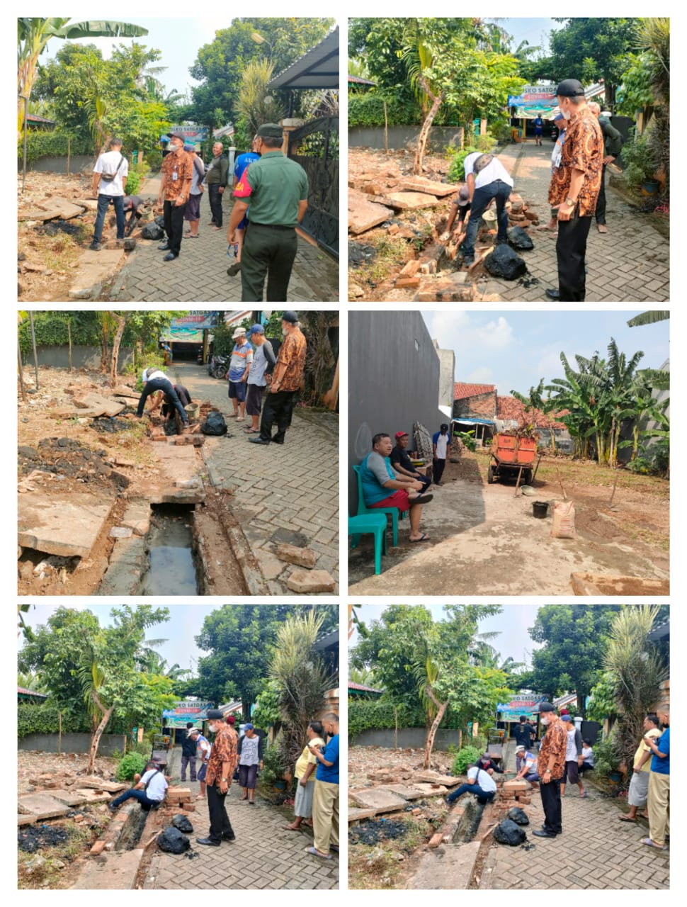 Monitoring Kegiatan Kerja Bakti oleh Warga RW 007 Kelurahan Sudimara Timur