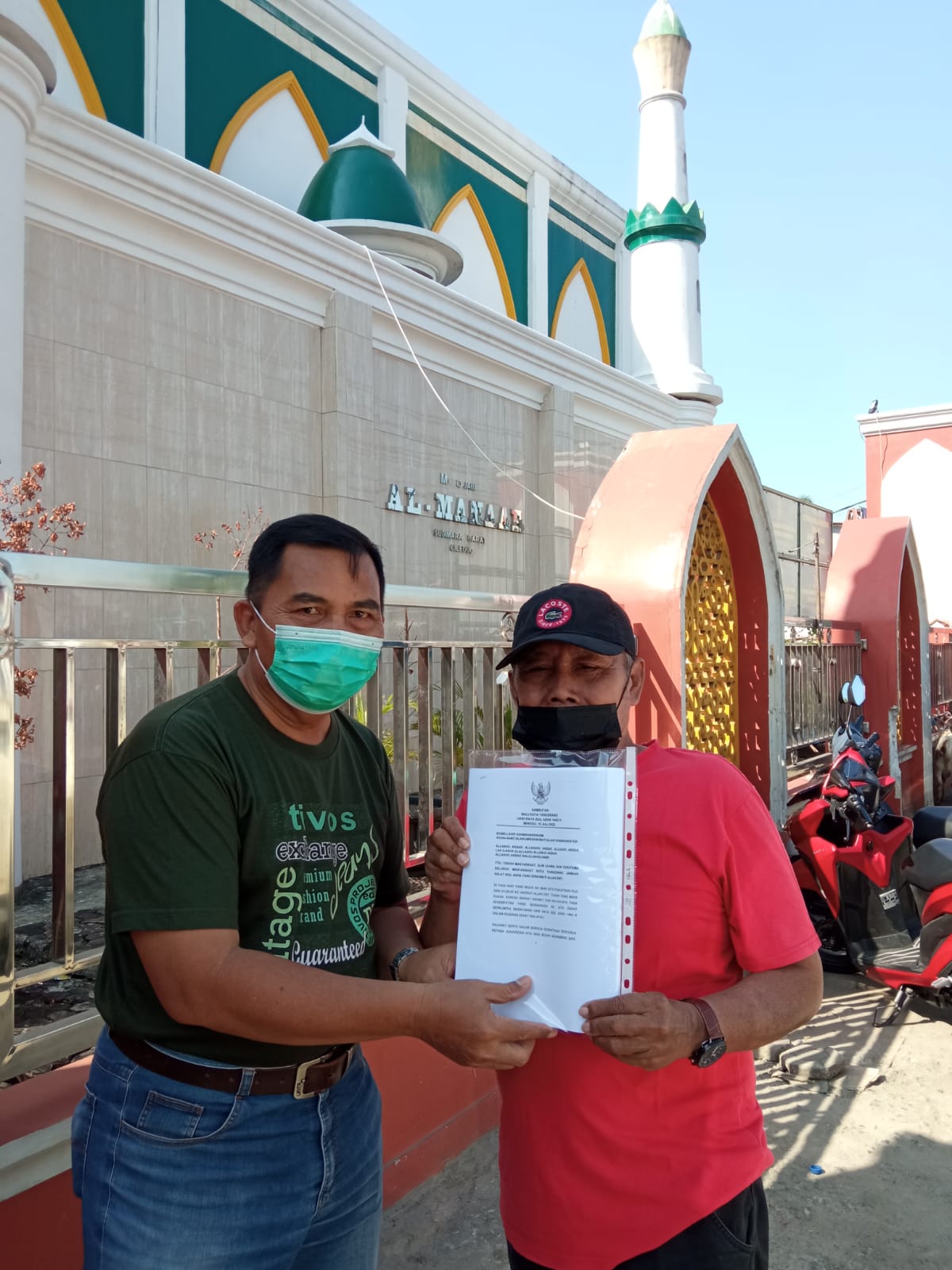 Penyampaian Surat Edaran Walikota kepada Pengurus DKM di Wilayah Kelurahan Sudimara Barat