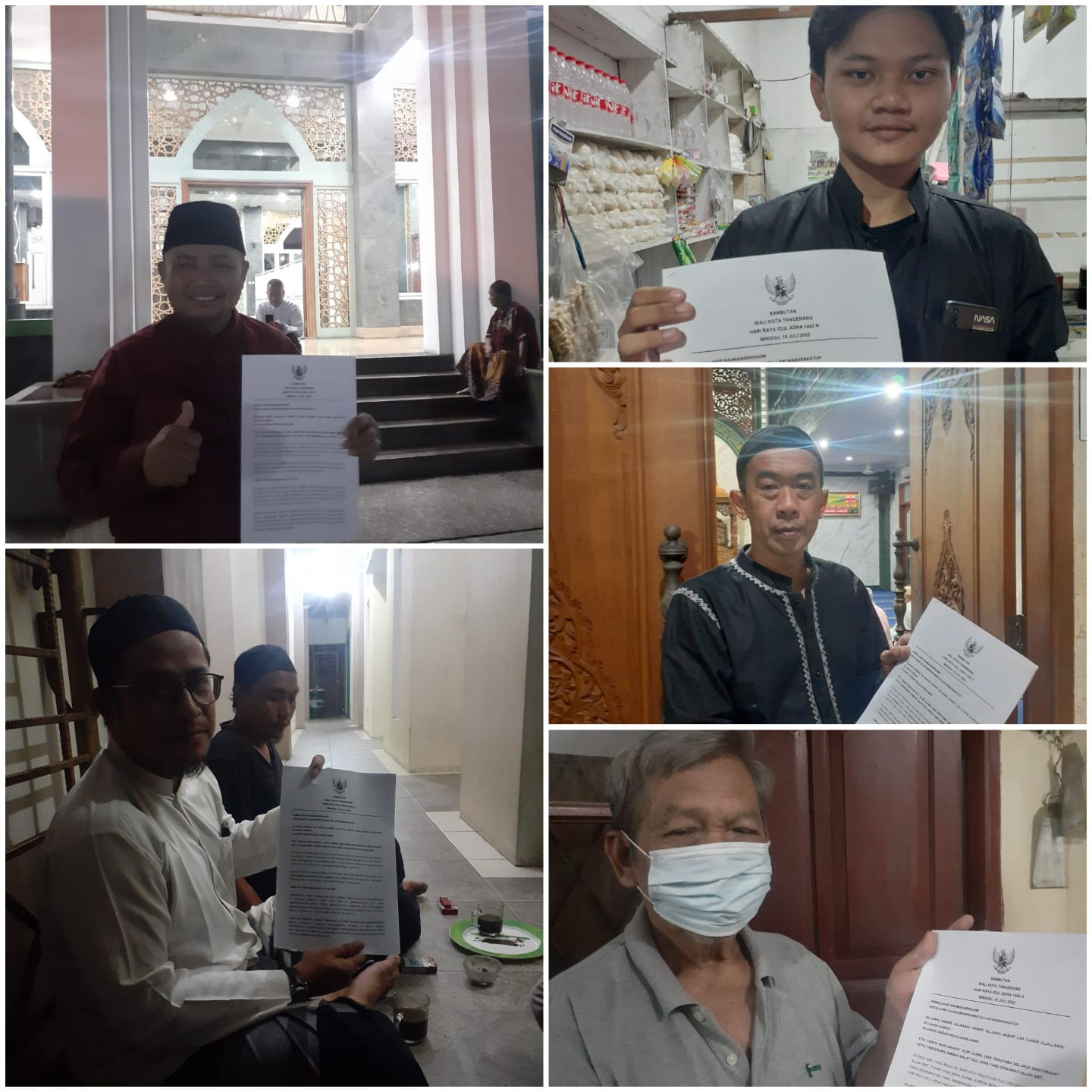 Penyampaian Surat Edaran Walikota kepada Pengurus DKM di Wilayah Kelurahan Sudimara Jaya