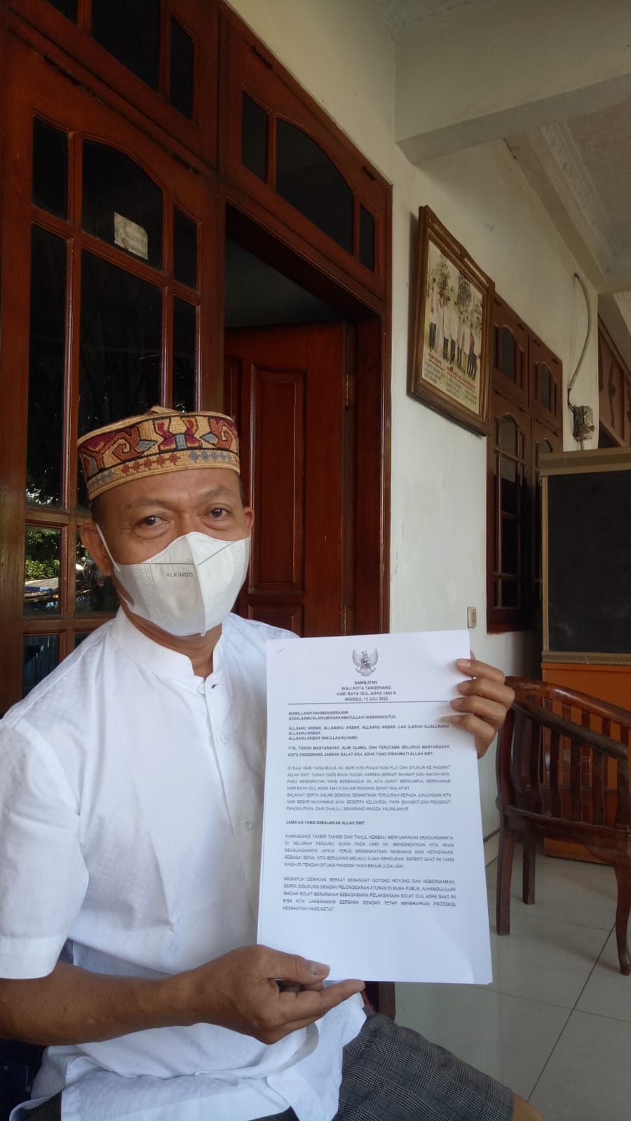 Penyampaian Surat Edaran Walikota kepada Pengurus DKM di Wilayah Kelurahan Sudimara Selatan