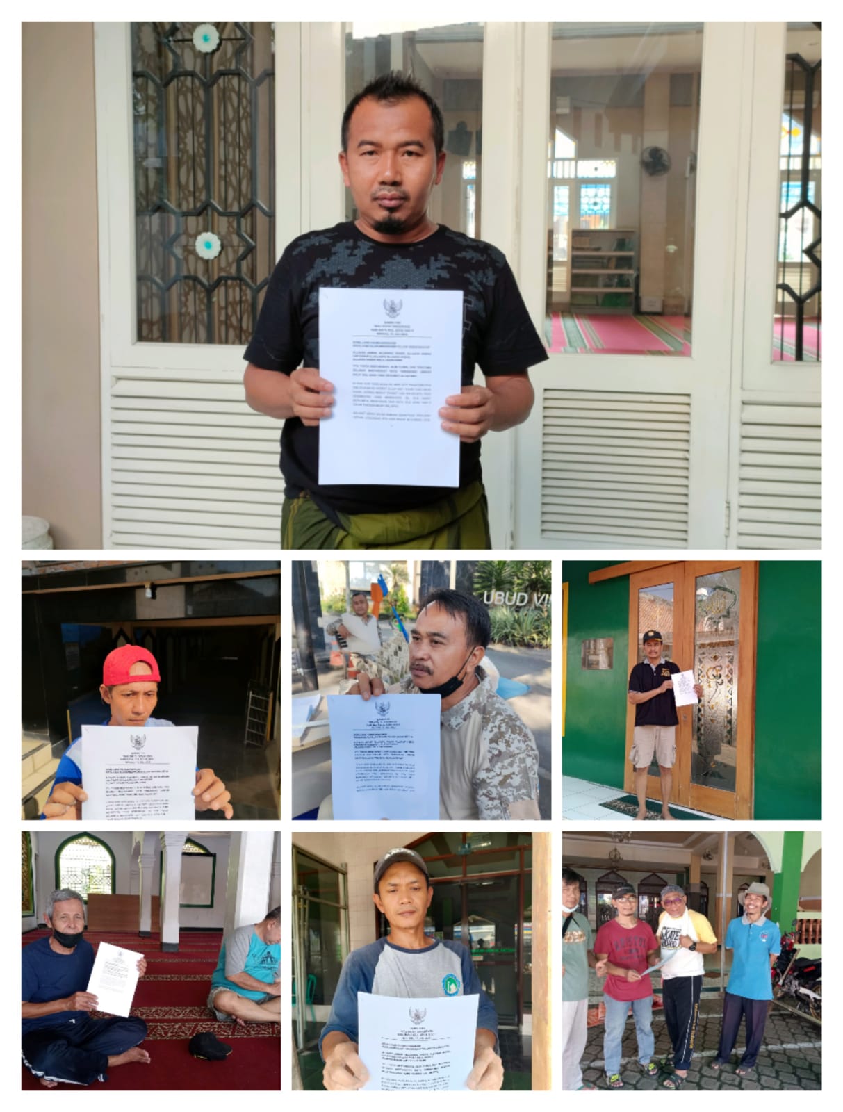 Penyampaian Surat Edaran Walikota kepada Pengurus DKM di Wilayah Kelurahan Sudimara Timur