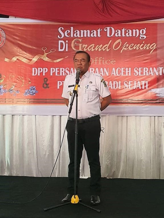 Menghadiri Grand Opening Office PT. Putra Abadi Sejati DPP Persaudaraan Aceh Serantau