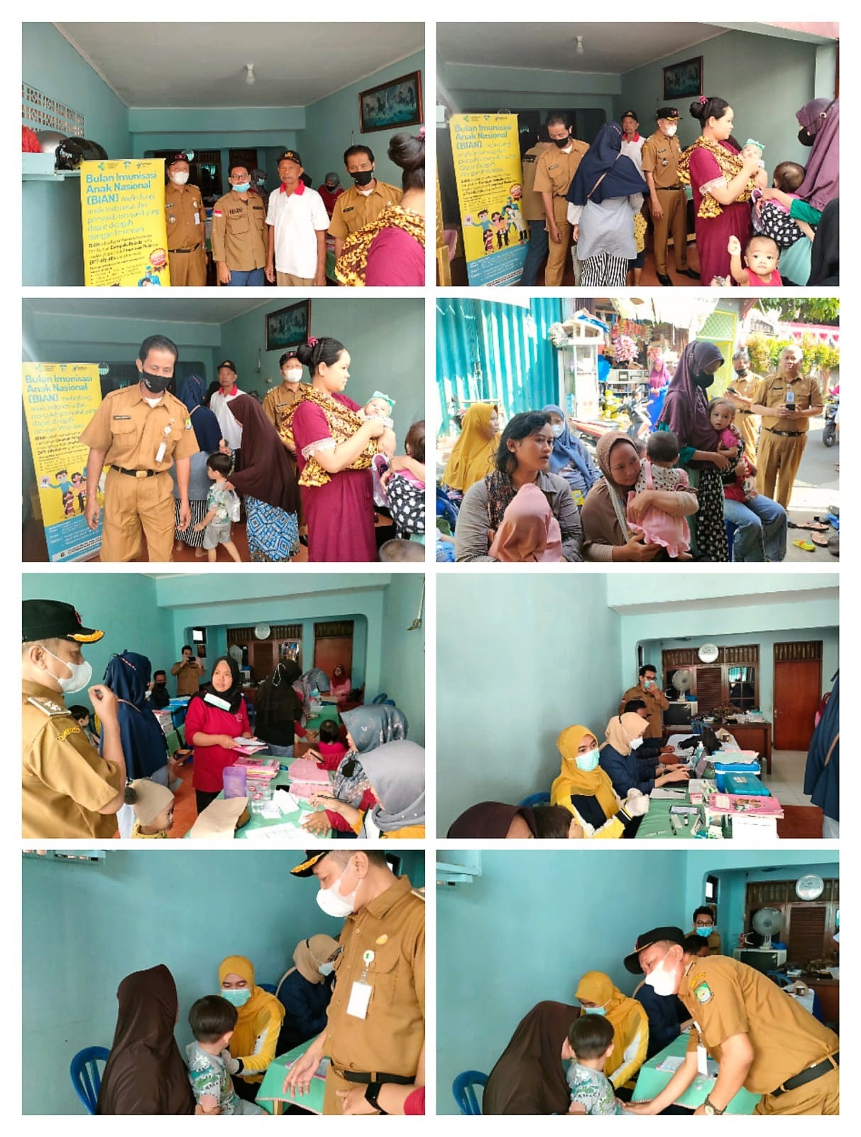 Monitoring Kegiatan Bulan Imunisasi Anak Nasional (BIAN) di Posyandu Flamboyan RT 03/07 Kelurahan Sudimara Timur