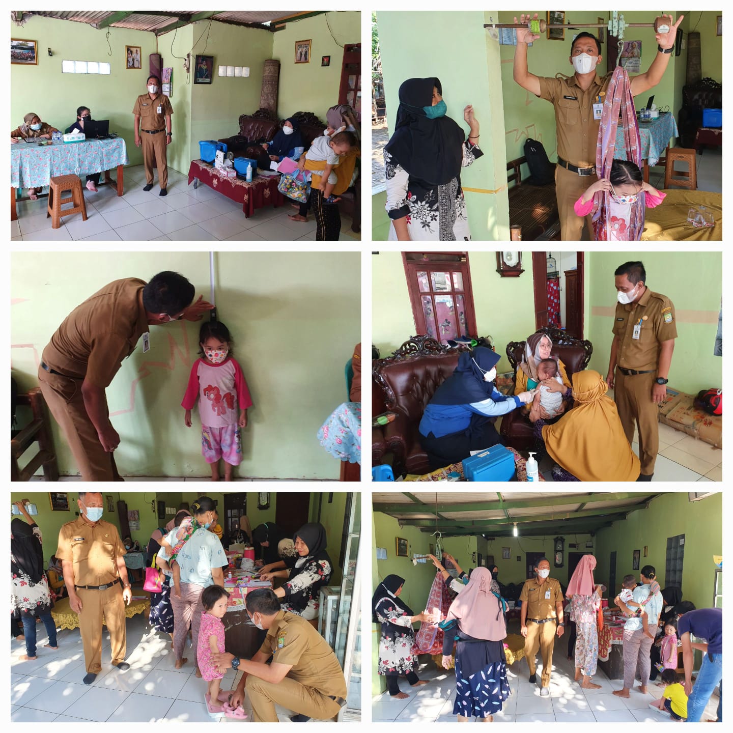 Monitoring Kegiatan Bulan Imunisasi Anak Nasional (BIAN) di Posyandu Apel RW 008 Kelurahan Paninggilan