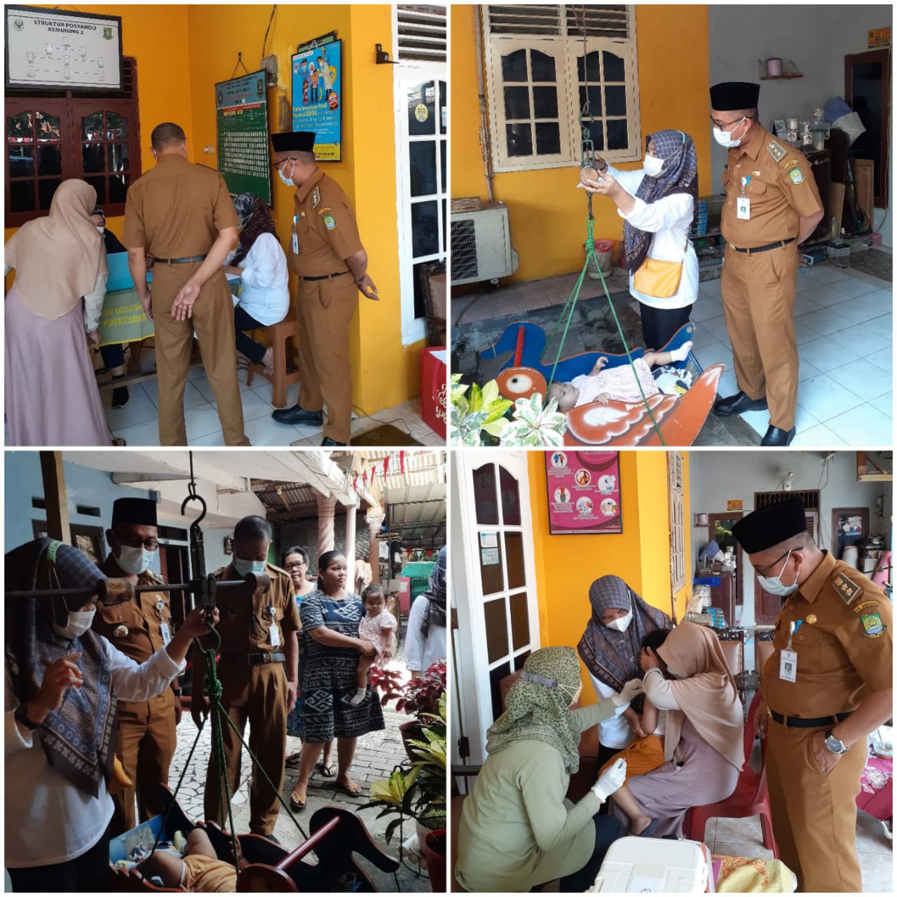 Monitoring Kegiatan Bulan Imunisasi Anak Nasional (BIAN) di Posyandu Kemuning II RW 006 Kelurahan Sudimara Jaya