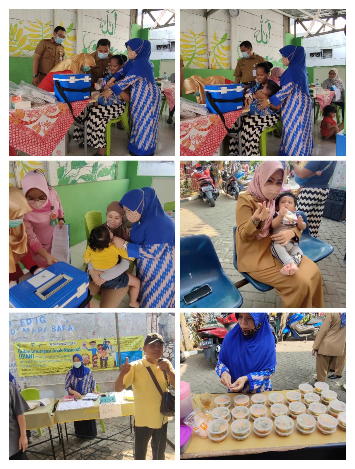 Monitoring Kegiatan Bulan Imunisasi Anak Nasional (BIAN) di Posyandu Melati RW 005 Kelurahan Sudimara Barat
