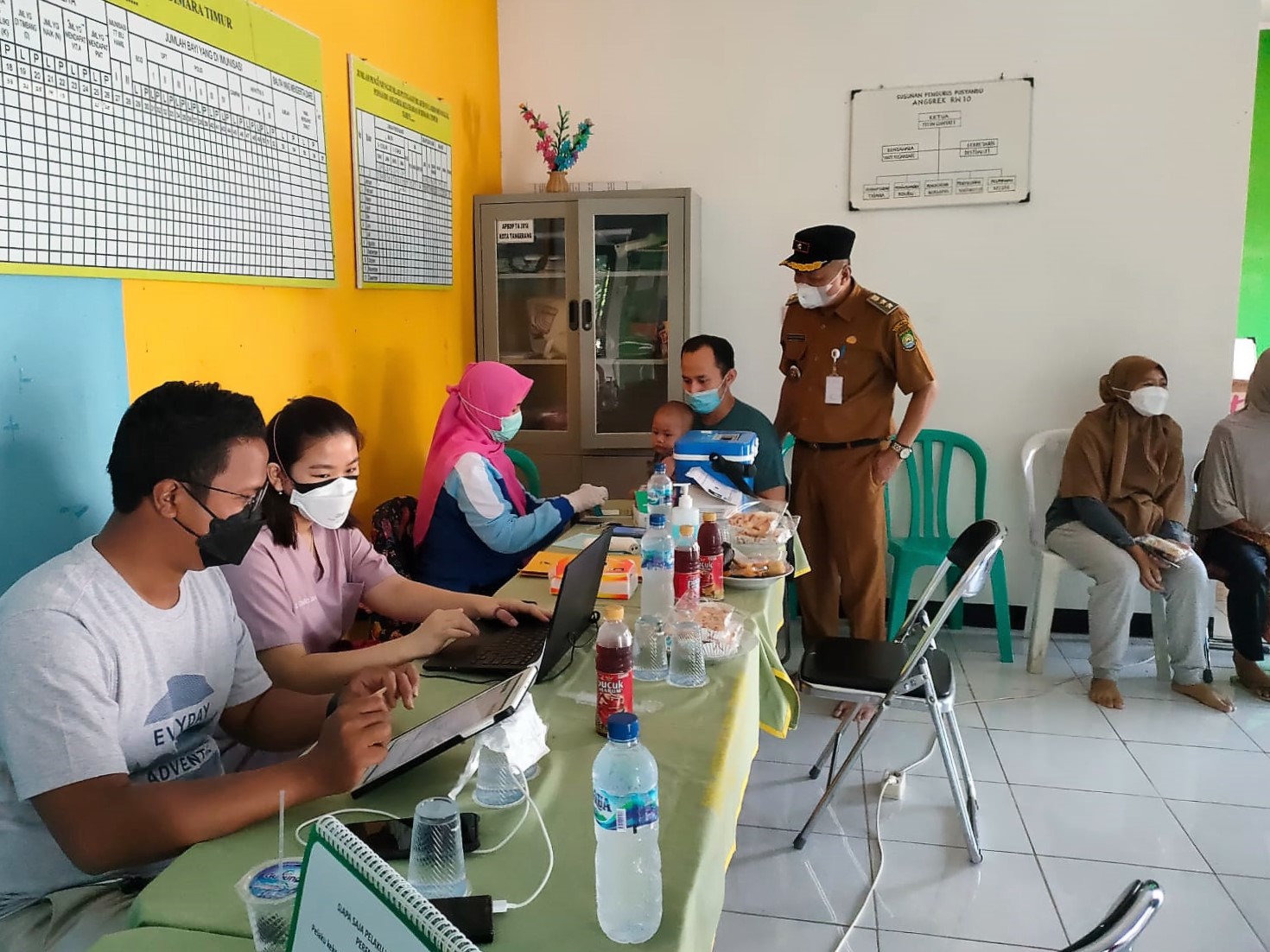 Monitoring Kegiatan Bulan Imunisasi Anak Nasional (BIAN) di Posyandu Anggrek RW 005 Kelurahan Sudimara Timur
