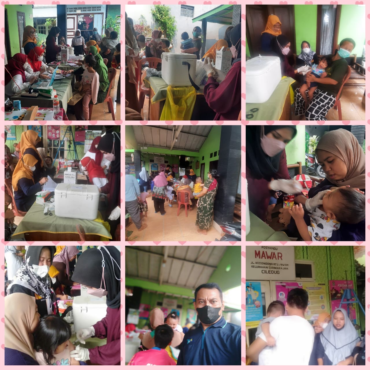 Monitoring Kegiatan Bulan Imunisasi Anak Nasional (BIAN) di Posyandu Mawar RW 004 Kelurahan Sudimara Jaya