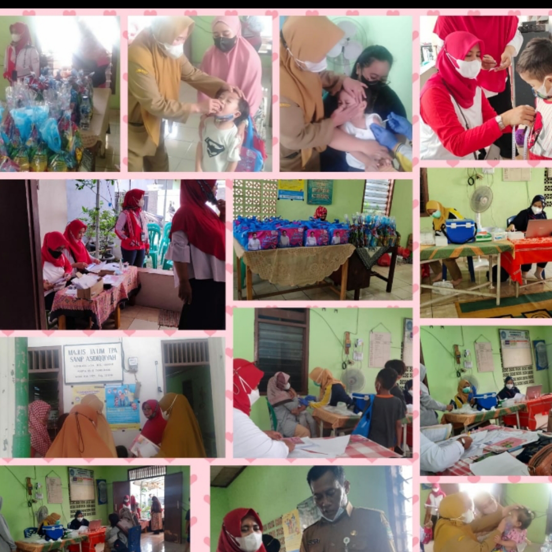 Monitoring Kegiatan Bulan Imunisasi Anak Nasional (BIAN) di Posyandu Kenanga 2 RW 001 Kel Sudjay