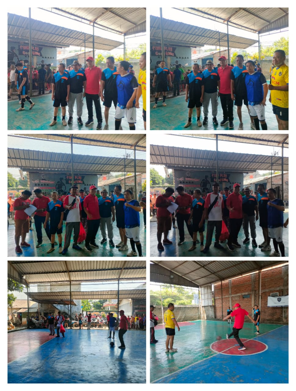 Menghadiri Pembukaan Perlombaan Futsal dalam Memeriahkan HUT RI ke-77 di RW 004 Kelurahan Sudimara Timur