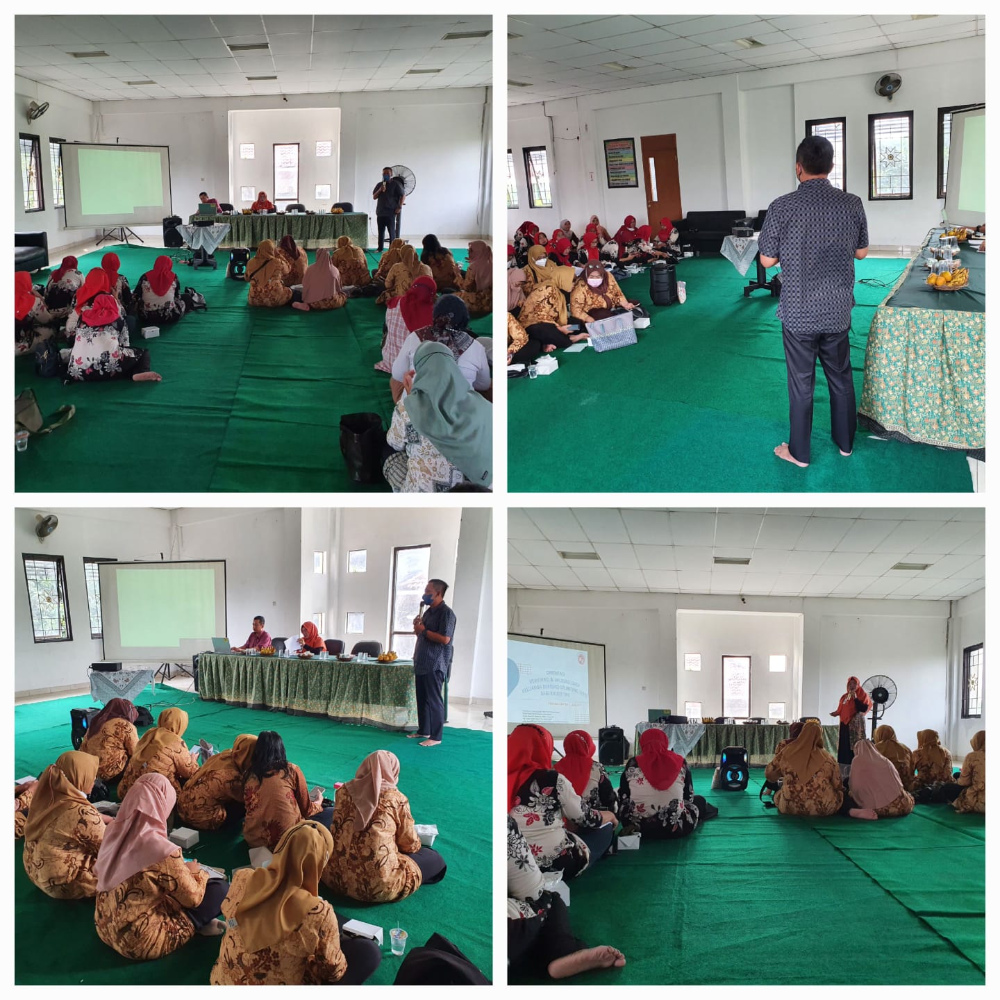 Sosialisasi Pelatihan Tim Pendamping Keluarga oleh DP3AP2KB Kota Tangerang di Aula Kantor Paninggilan