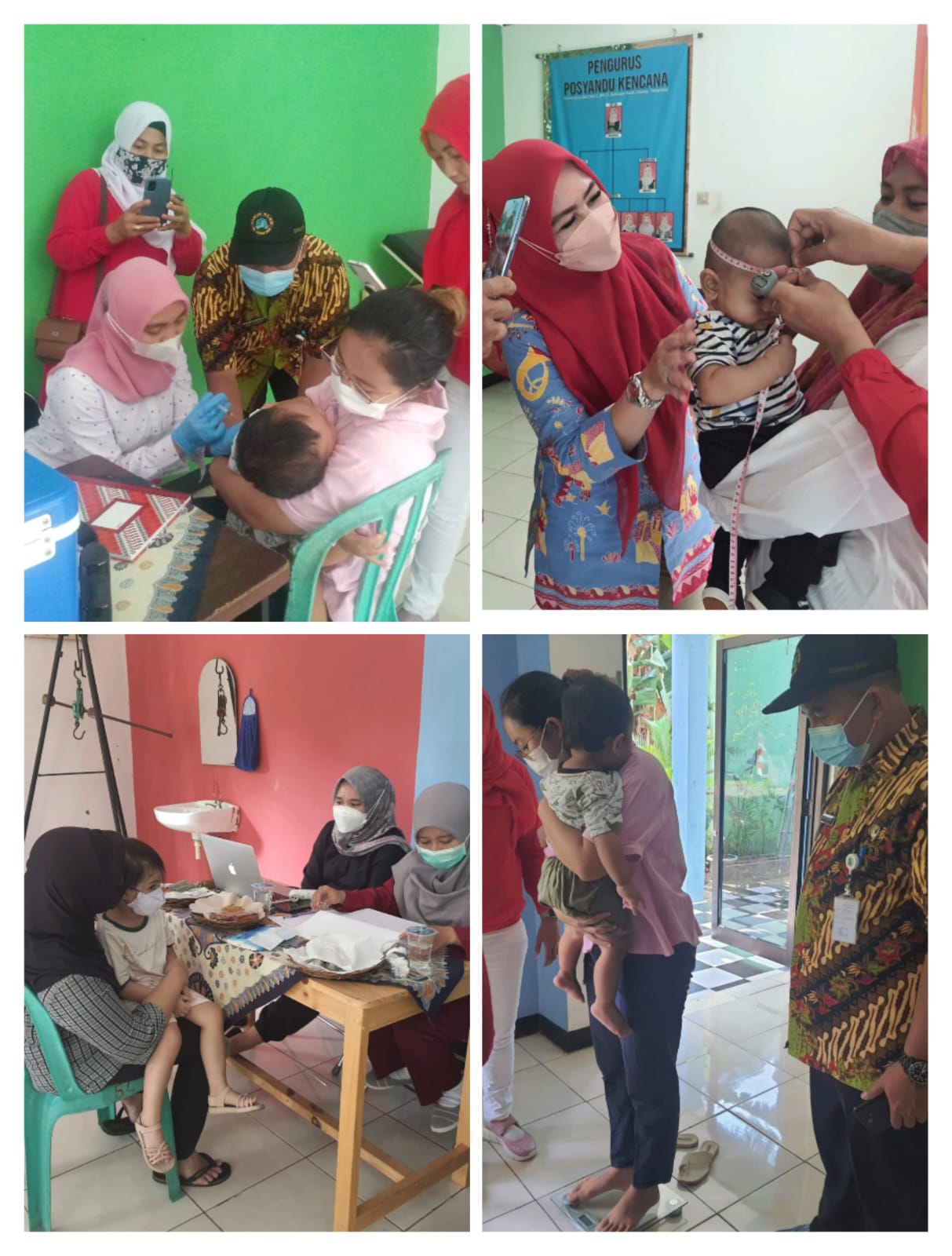 Monitoring Sweeping Bulan Imunisasi Anak Nasional (BIAN) di Poysandu Kencana RW 013 Kelurahan Sudimara Barat