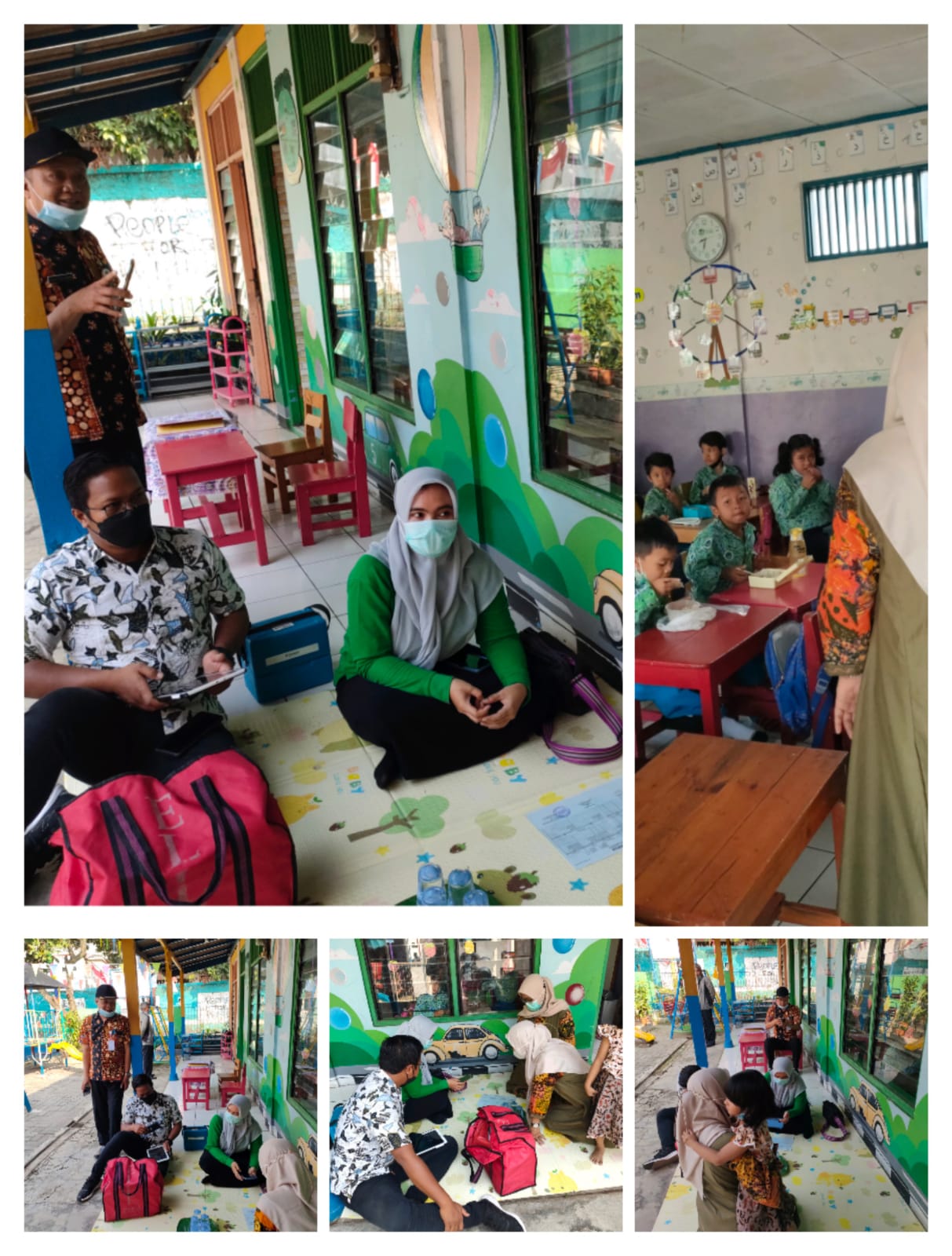 Monitoring Sweeping Bulan Imunisasi Anak Nasional (BIAN) di TK Alif RW 005 Kelurahan Sudimara Timur