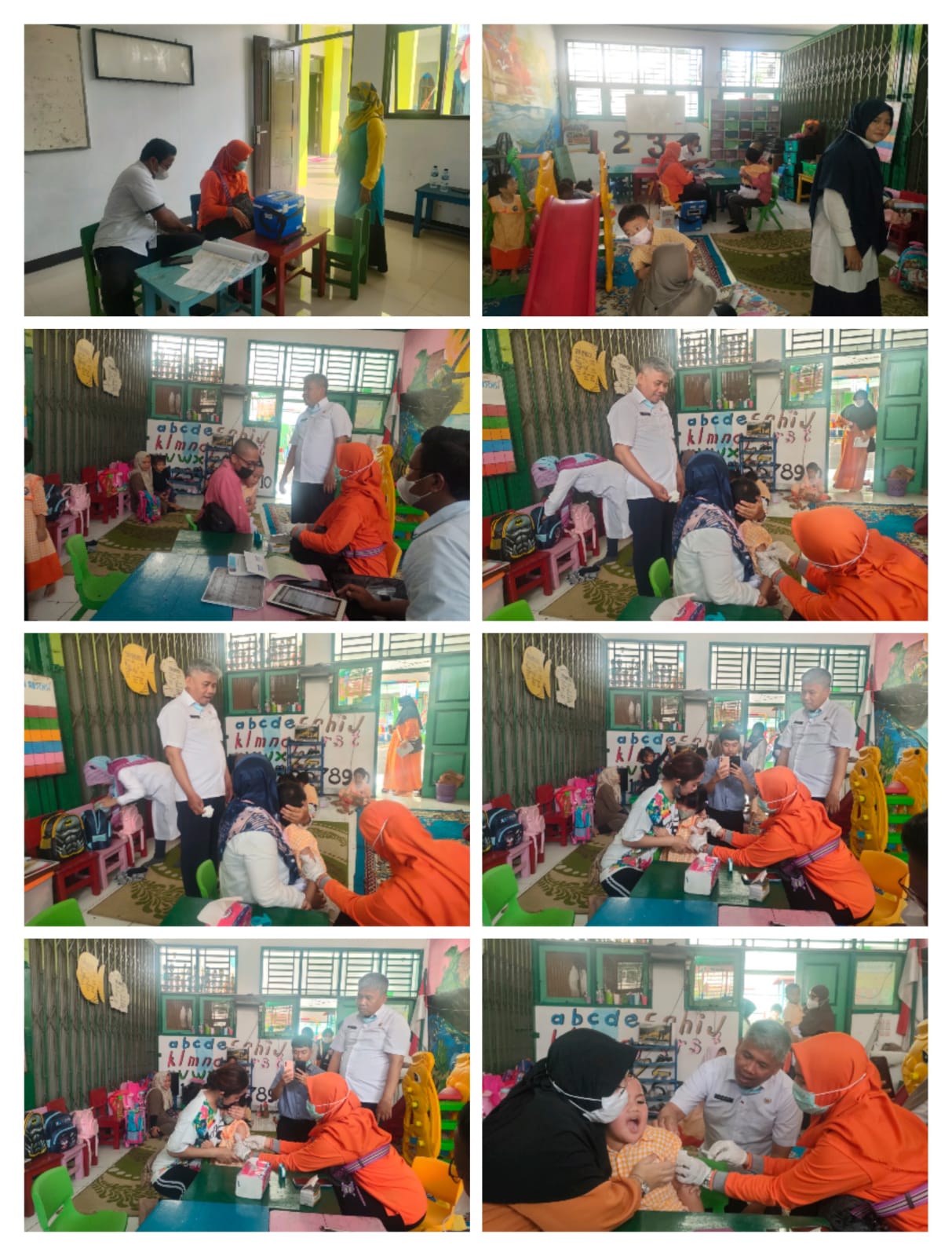 Monitoring Sweeping Bulan Imunisasi Anak Nasional (BIAN) di TK Kusuma Bangsa RW 03 Kelurahan Sudimara Timur