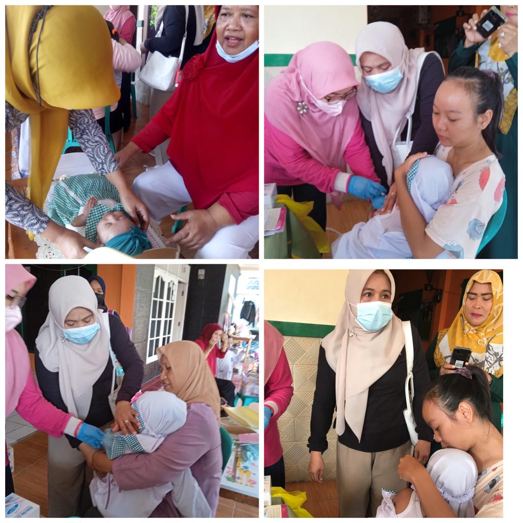 Monitoring Kegiatan Bulan Imunisasi Anak Nasional (BIAN) di Posyandu Ester RW 006 Kelurahan Sudimara Selatan