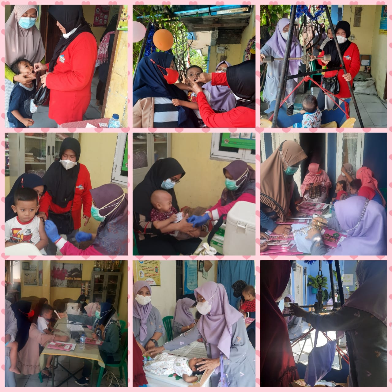 Monitoring Kegiatan Bulan Imunisasi Anak Nasional (BIAN) di Posyandu Melati RW 003 Kelurahn Sudimara Jaya