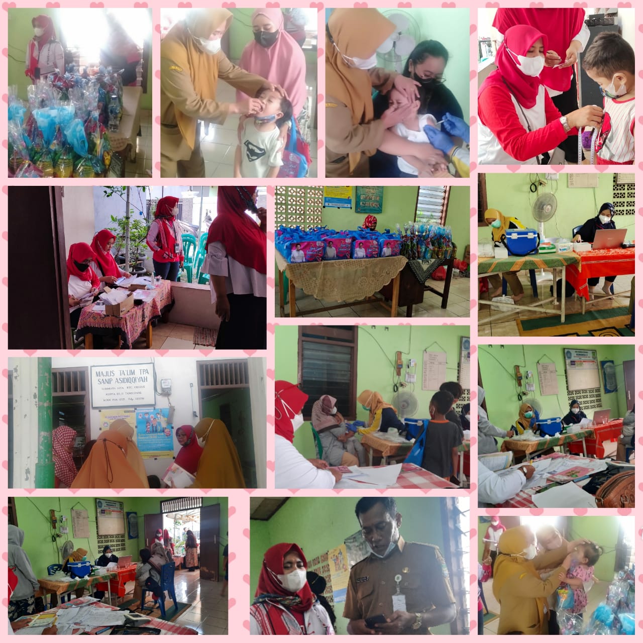Monitoring Kegiatan Bulan Imunisasi Anak Nasional (BIAN) di Posyandu Kenanga 2 RW 001 Kelurahan Sudimara Jaya