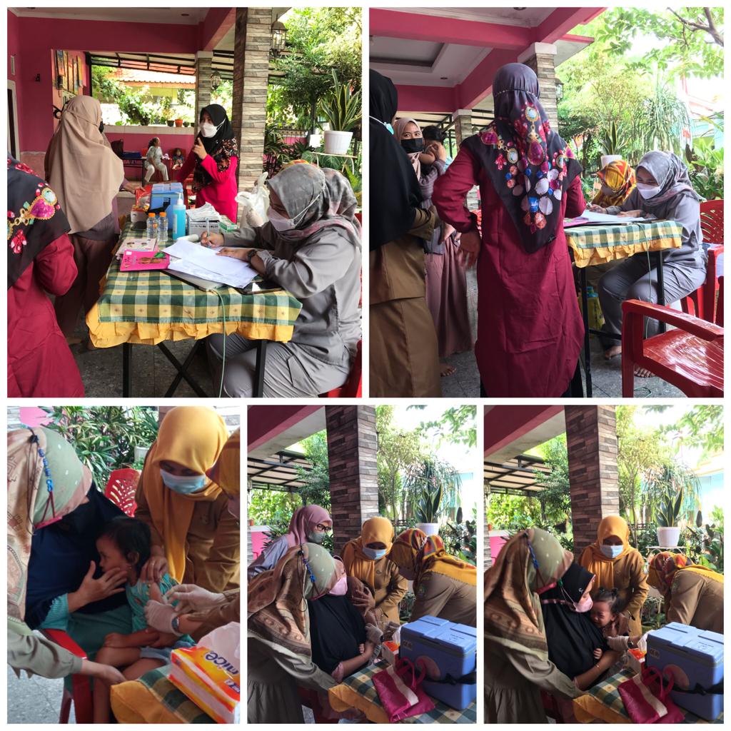 Monitoring Kegiatan Bulan Imunisasi Anak Nasional (BIAN) di Posyandu Nusa Indah RW 011 Kelurahan Sudimara Selatan