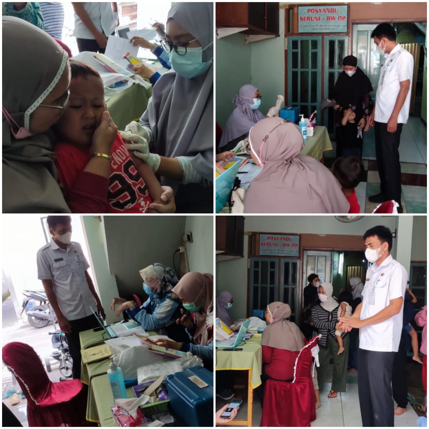 Monitoring Kegiatan Bulan Imunisasi Anak Nasional (BIAN) di Posyandu Seruni RW 002 Kelurahan Sudimara Jaya