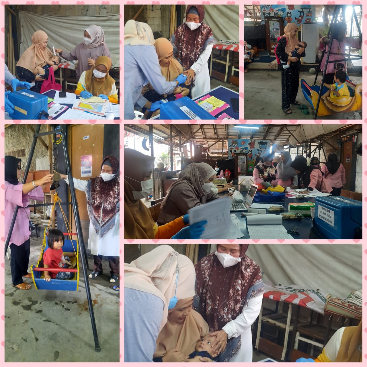 Monitoring Kegiatan Bulan Imunisasi Anak Nasional (BIAN) di Posyandu Mawar I RW 004 Kelurahan Sudimara Jaya