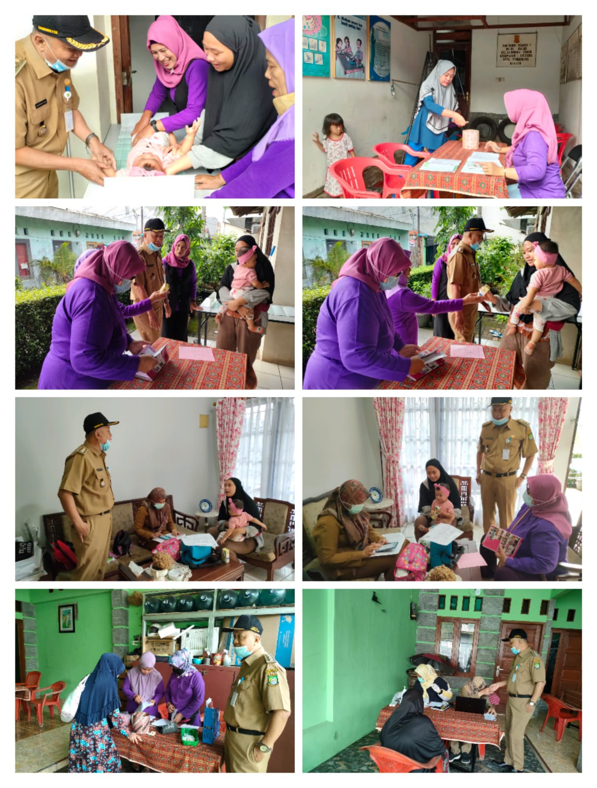 Monitoring Kegiatan Bulan Imunisasi Anak Nasional (BIAN) di Posyandu Teratai I RW 008 Kelurahan Sudimara Timur