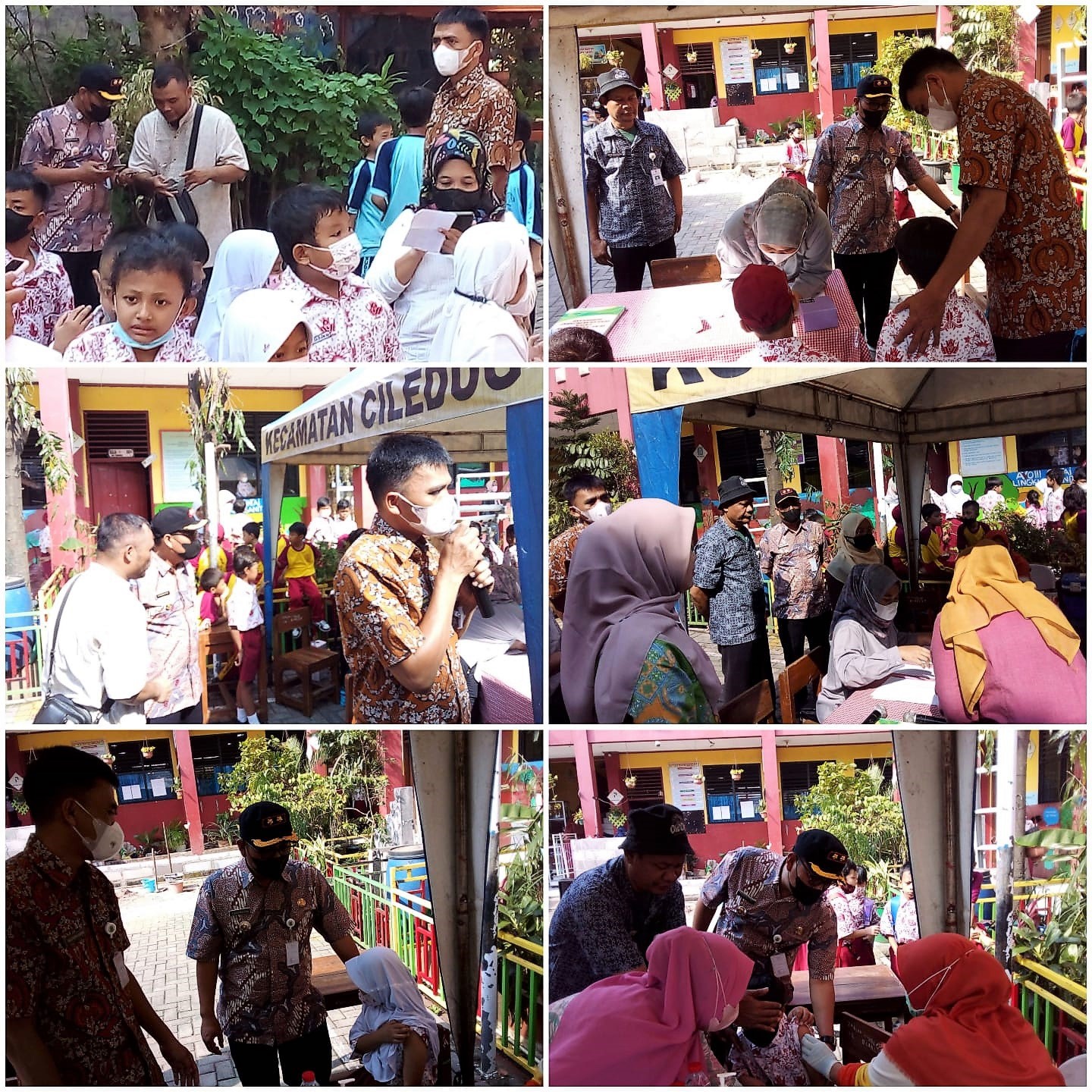 Monitoring Kegiatan Bulan Imunisasi Anak Sekolah (BIAS) di SDN Sudimara Timur 4 & 5 Kelurahan Sudimara Jaya