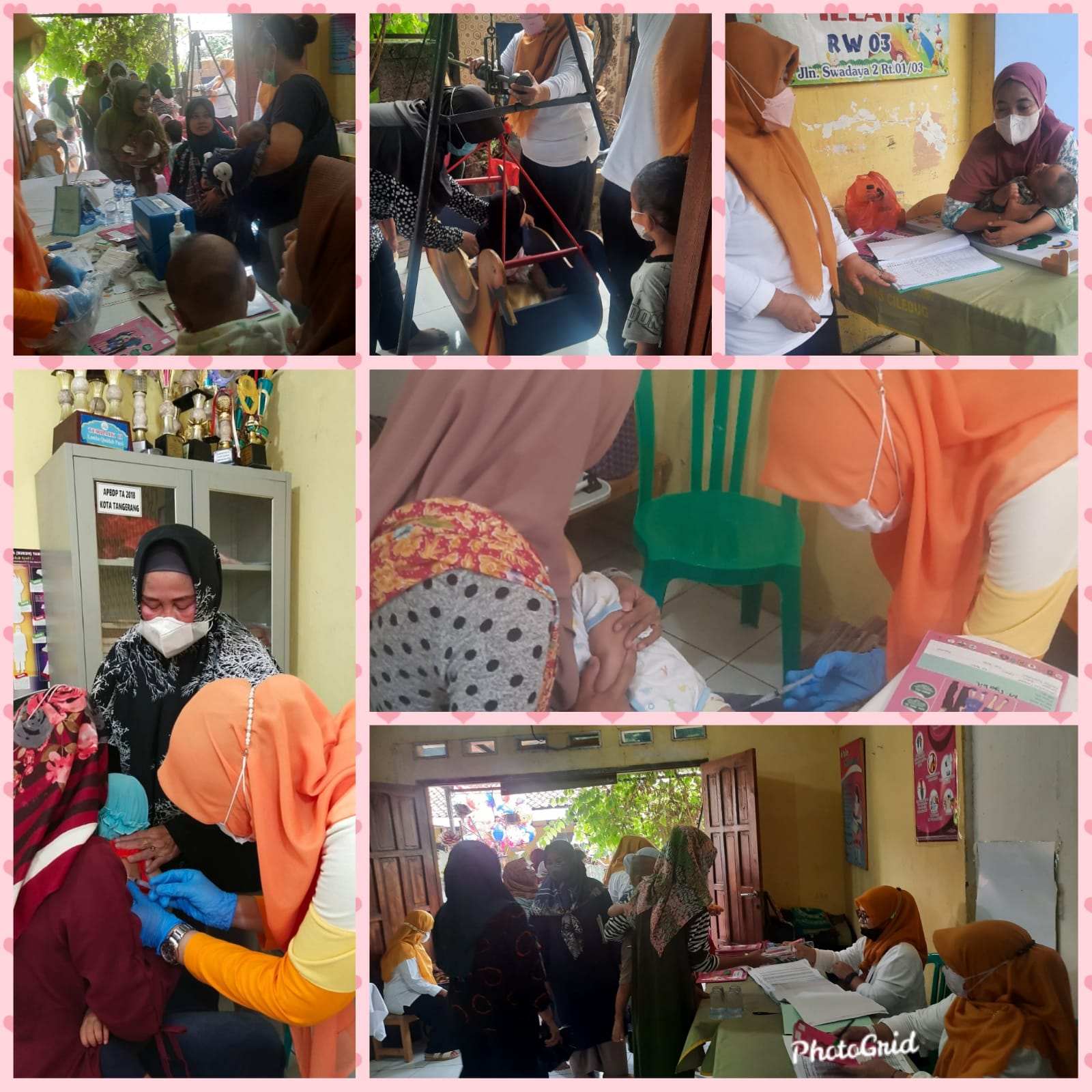 Monitoring Kegiatan Bulan Imunisasi Anak Nasional (BIAN) di Posyandu Melati RW 003 Kelurahan Sudimara Jaya
