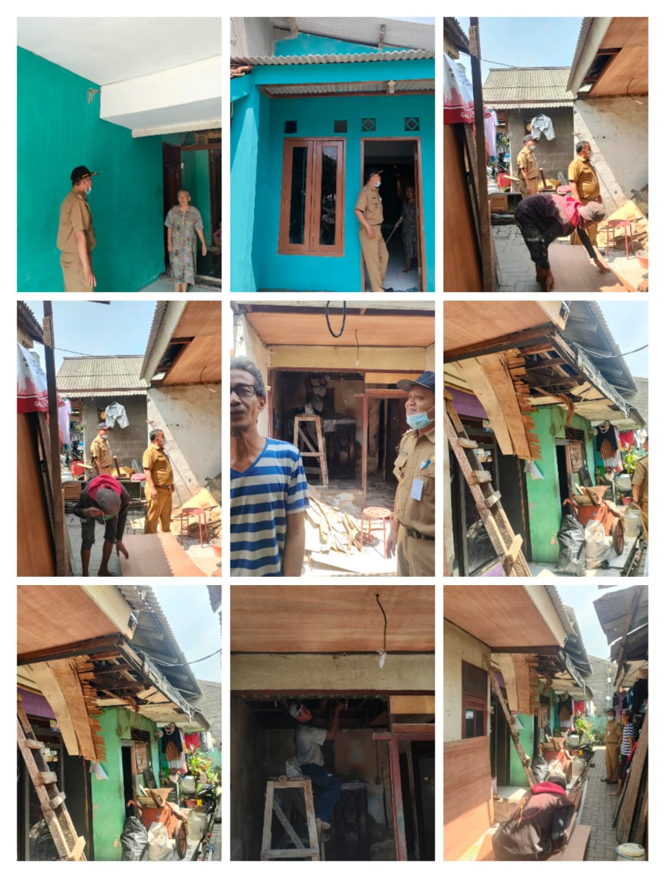 Monitoring Kegiatan Bedah Rumah Tidak Layak Huni (RTLH) di RW 007 Kelurahan Sudimara Timur