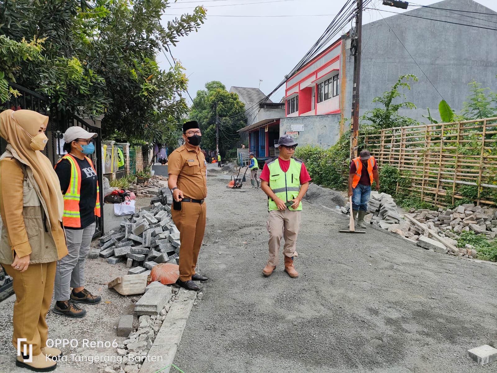 Monitoring Peningkatan Jalan Lingkungan di Komplek Griya Kencana 2 Rw 013. 014 & 015 Kelurahan Sudimara Barat