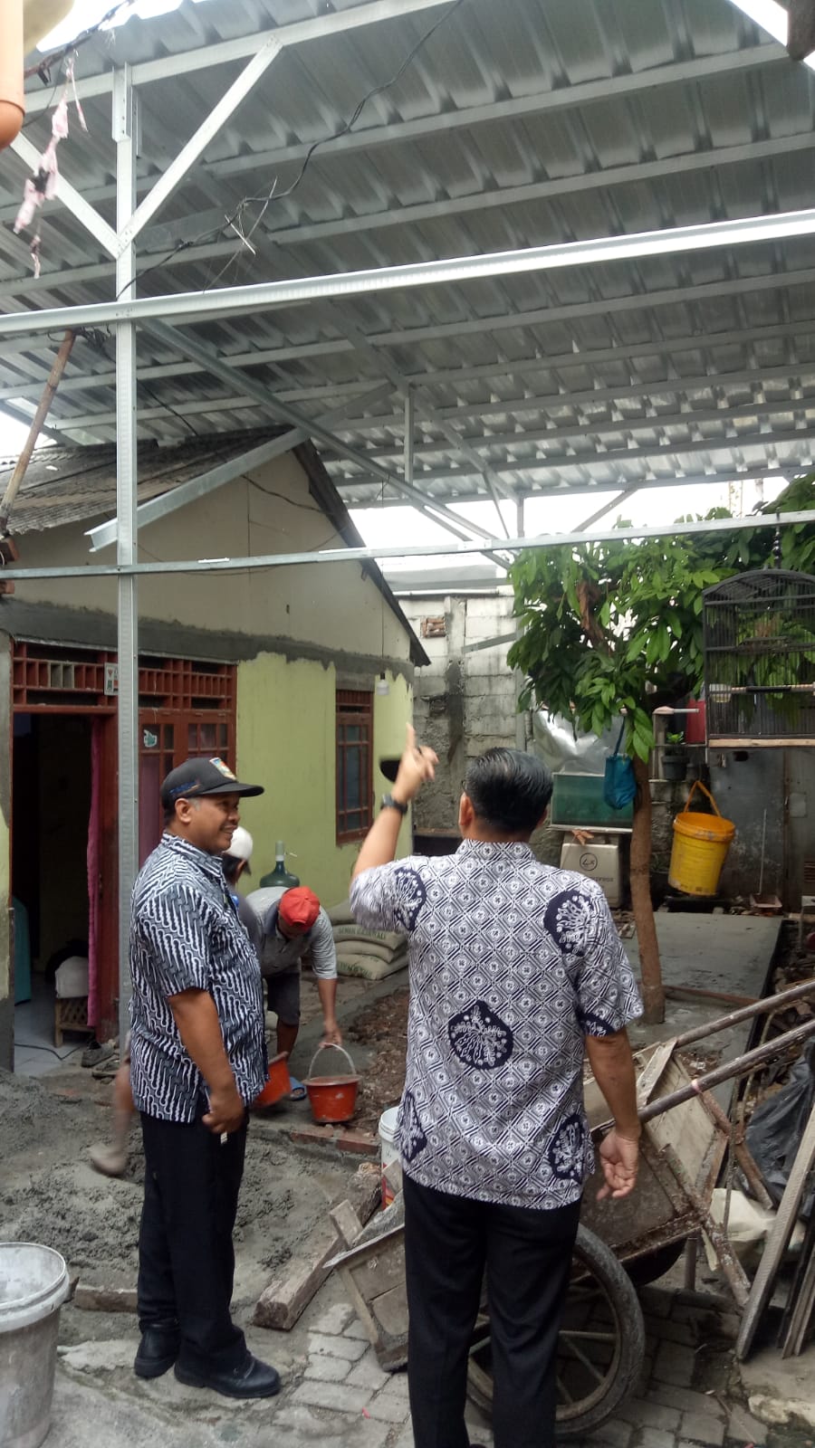 Monitoring Bedah Rumah Rw 04 Sudimara Selatan 