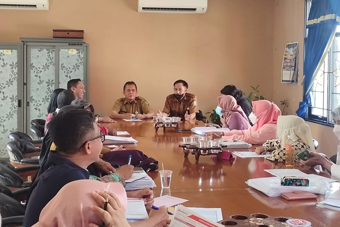 Rapat Teknis Persiapan Penyaluran BST Inflasi Provinsi Banten melalui Bank Banten