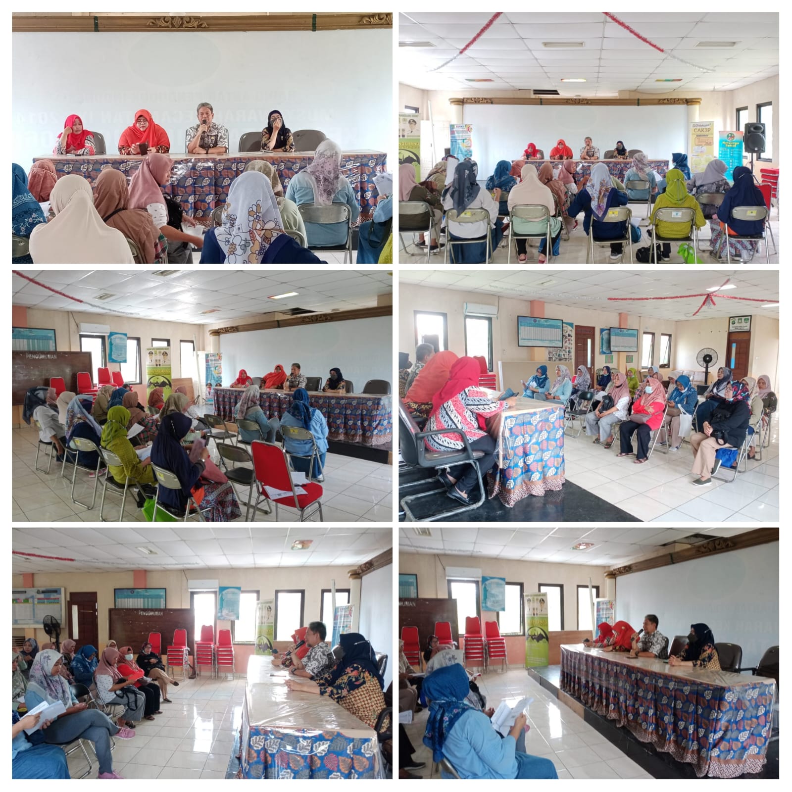 Rapat Koordinasi Bersama PSM Dalam Persiapan Penyaluran Dana Inflasi BBM dan Sembako PKH di Aula Kelurahan Paninggilan Utara