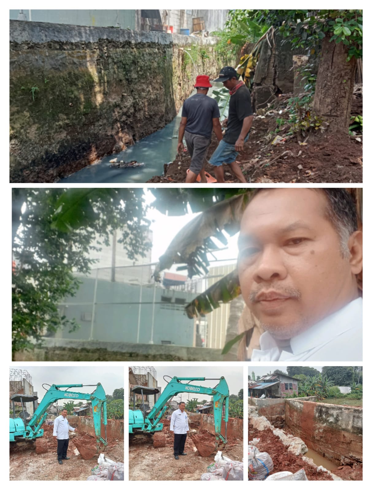 Monitoring Kegiatan Pembangunan Turap Kali di Duren Villa RW 12 Kelurahan Sudimara Selatan