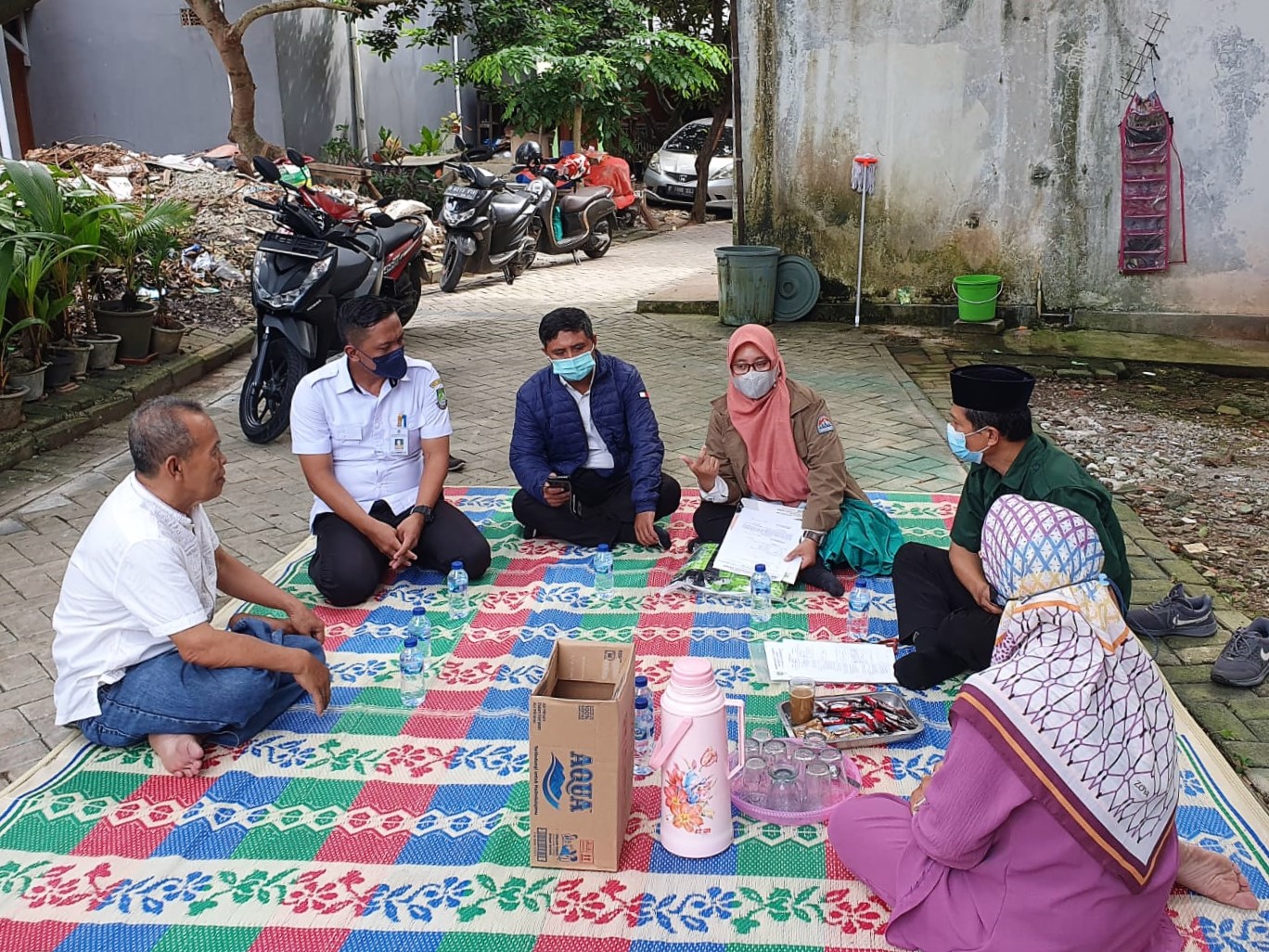 Pendampingan Tim Monitoring Program Kampung Iklim (Proklim) dari DLH Kota Tangerang di RW 13 Kelurahan Paninggilan