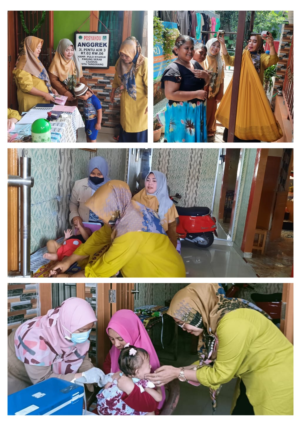 Monitoring Kegiatan Posyandu dan Posbindu Terintegrasi di Posyandu Anggrek Rw 06 Kelurahan Parung Serab