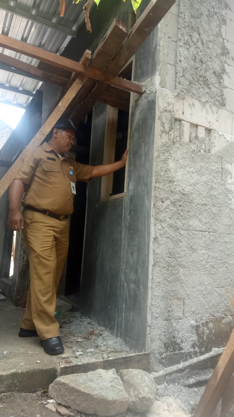 KEC CILEDUG Monitoring Bedah Rumah Bapa Syarif Efendy Rt Rw